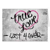 Gefeliciteerd met je verloving, True Love Graffitt (Voorkant Horizontaal)