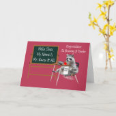 Gefeliciteerd met je Wenskaart als leerkracht Kaart (Gele Bloem)