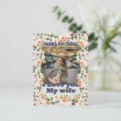 Gefeliciteerd met je zoon, je man, holid briefkaart (Staand voorkant)