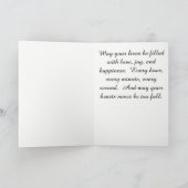 Gefeliciteerd met jullie bruiloft. kaart (Binnen)