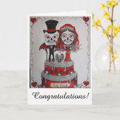 Gefeliciteerd met jullie bruiloft. kaart (Gele Bloem)