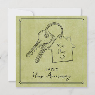 Gefeliciteerd met jullie Housiversary | Huisjubile Kaart