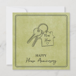 Gefeliciteerd met jullie Housiversary | Huisjubile Kaart