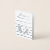 Gefeliciteerd met jullie trouwdag folie kaarten (Voorkant)