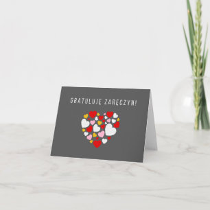 Gefeliciteerd met jullie verloving, Poolse verlovi Kaart