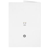 Gefeliciteerd met kleinkinderen, tweelingjongens, (Achterkant)