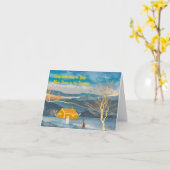 Gefeliciteerd met New Home in het land Kaart (Gele Bloem)