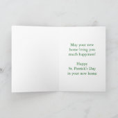 Gefeliciteerd met New House, Umbrella House Kaart (Binnen)