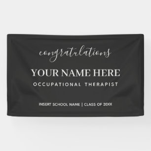 Gefeliciteerd met Occupational Therapist OT Banner