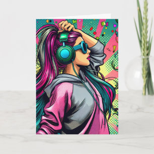 Gefeliciteerd met One Cool Lady Kaart