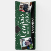 Gefeliciteerd met ons Afstudeerder Twee foto's per Spandoek (Verticaal)