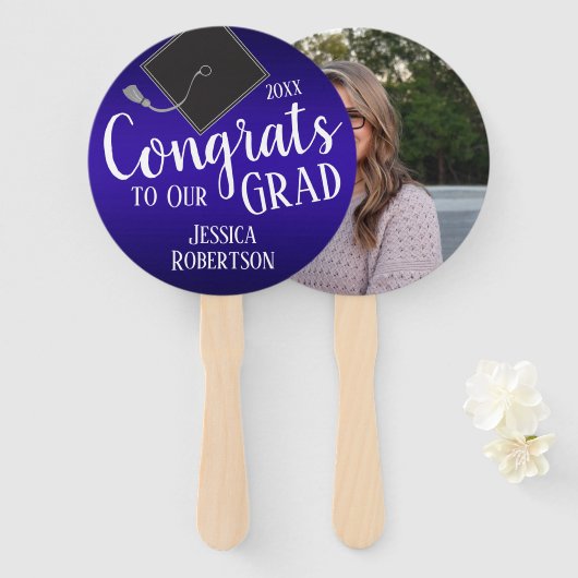 Gefeliciteerd met onze Afstudeerder klasse van 202 Handwaaier (Voorkant en achterkant)