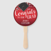 Gefeliciteerd met onze Afstudeerder klasse van 202 Handwaaier (Voorkant)