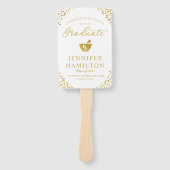 Gefeliciteerd met onze Afstuderen apothekersschool Handwaaier (Voorkant)