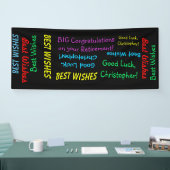 Gefeliciteerd met pensionering Fun Spandoek (Beurs)