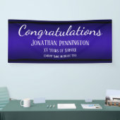 Gefeliciteerd met pensionering Jaren van Service B Spandoek (Beurs)