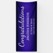 Gefeliciteerd met pensionering Jaren van Service B Spandoek (Verticaal)