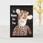 GEFELICITEERD MET UW ADOPTIE KAART (Gele Bloem)