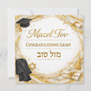 Gefeliciteerd met uw afstudeerkaart Judaica Agat