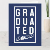 Gefeliciteerd met uw afstuderen kaart (Voorkant)