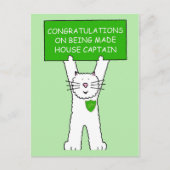 Gefeliciteerd met uw benoeming tot kapitein in het briefkaart (Voorkant)