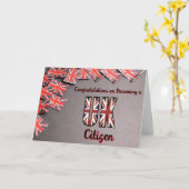 Gefeliciteerd met uw Britse nationaliteit Kaart (Gele Bloem)