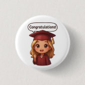 Gefeliciteerd met uw heldere Button (Voorkant)