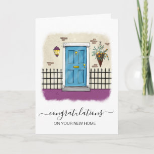 Gefeliciteerd met uw nieuwe huis makelaar kaart