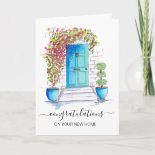Gefeliciteerd met uw nieuwe huis makelaar kaart
