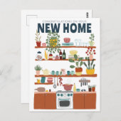 GEFELICITEERD MET UW NIEUWE HUIS Verhuizen Leuke K Briefkaart (Voorkant / Achterkant)