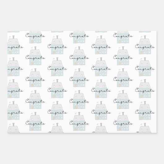 Gefeliciteerd met uw nieuwe papierbladen voor thui inpakpapier vel (Voorkant 2)