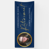 Gefeliciteerd met uw Premier Photo + Gold Script B Spandoek (Verticaal)