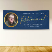 Gefeliciteerd met uw Premier Photo + Gold Script B Spandoek