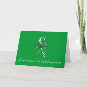 Gefeliciteerd met uw verloving feestdagen kaart