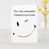 *GEFELICITEERD MET ** UW VERLOVING** KAART (Gele Bloem)