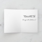 Gefeliciteerd met uw werk (ik denk dat ik dat ben) kaart (Binnen)