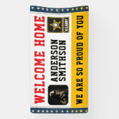 Gefeliciteerd militaire dienst | Aangepaste foto Spandoek (Verticaal)