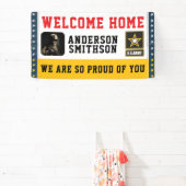 Gefeliciteerd militaire dienst | Aangepaste foto Spandoek (Insitu)