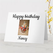 Gefeliciteerd Nancy Kaart (Gele Bloem)