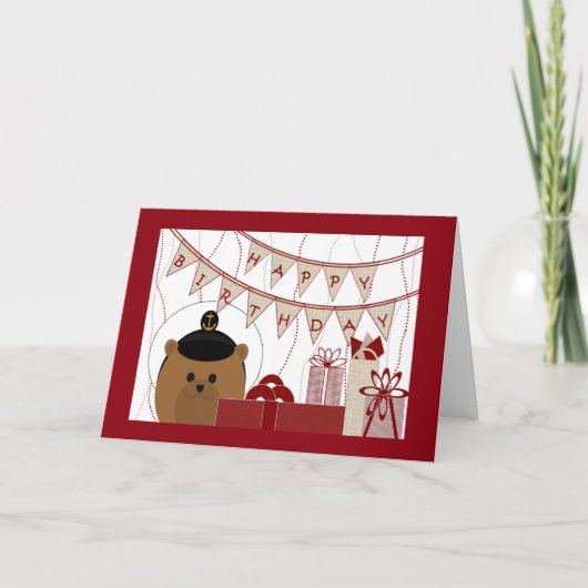 Gefeliciteerd, Navy Sailor! Kaart (Voorkant)