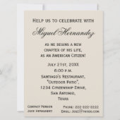 Gefeliciteerd, New American Citizen! Kaart (Achterkant)