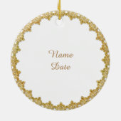 Gefeliciteerd, Newly Ordainment Gift Keramisch Ornament (Achterkant)