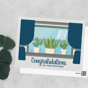 Gefeliciteerd Nieuw Huis Happy Housewarming Venste Briefkaart
