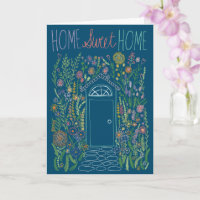 Gefeliciteerd Nieuw Huis Sweet Garden Door Custom