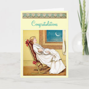 Gefeliciteerd Nieuwe Baby Kaart