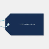 Gefeliciteerd Nieuwe Home Silhouet Bewerkbare kleu Cadeaulabel (Achterkant Horizontaal)