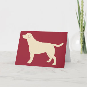 Gefeliciteerd nieuwe labrador retriever kaart
