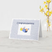 Gefeliciteerd nieuwe oma kaart (Gele Bloem)