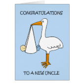 Gefeliciteerd, nieuwe oom voor baby (Voorkant)