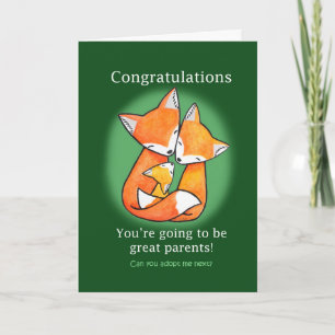 Gefeliciteerd nieuwe ouders Grappig Gefeliciteerd  Kaart